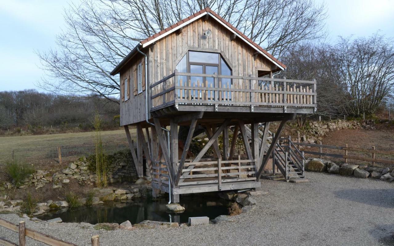 Les Cabanes Des Fontaines Saint-Sernin-du-Bois 외부 사진